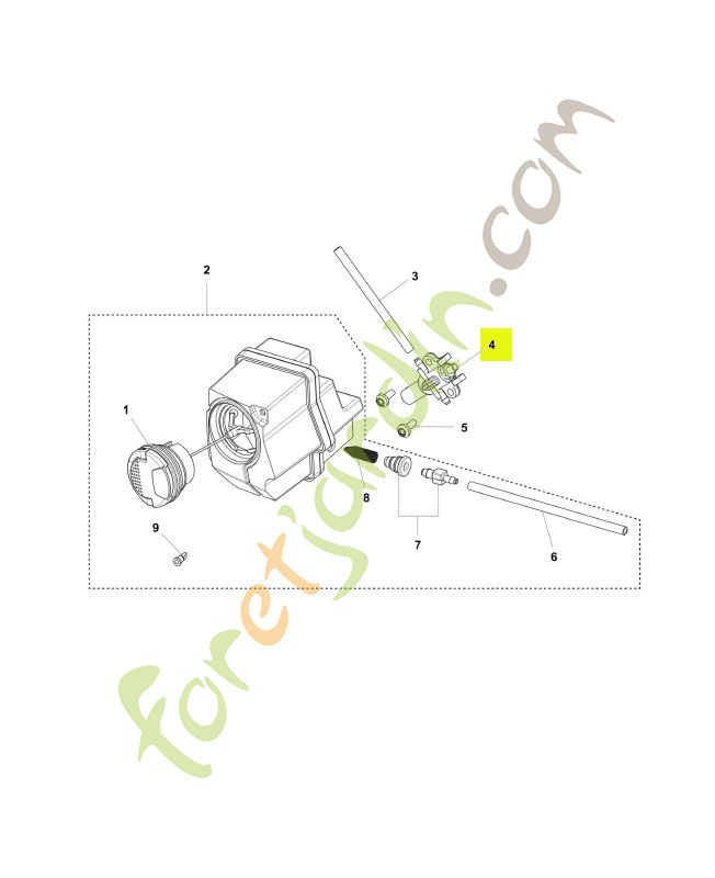 Pompe à huile réf. Husqvarna 548152601