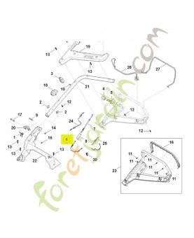 Câble de commande WB42-700-7500 - Pièce détachée Stihl / Vicking