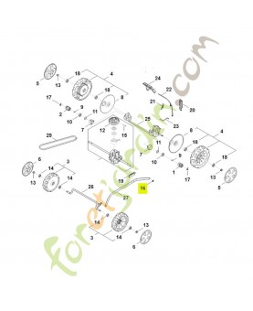 Anneau d'arrêt 9460-620-8015 - Pièce détachée Stihl / Vicking