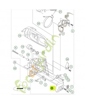 Plaque 522643301 - Pièce de détachée Husqvarna