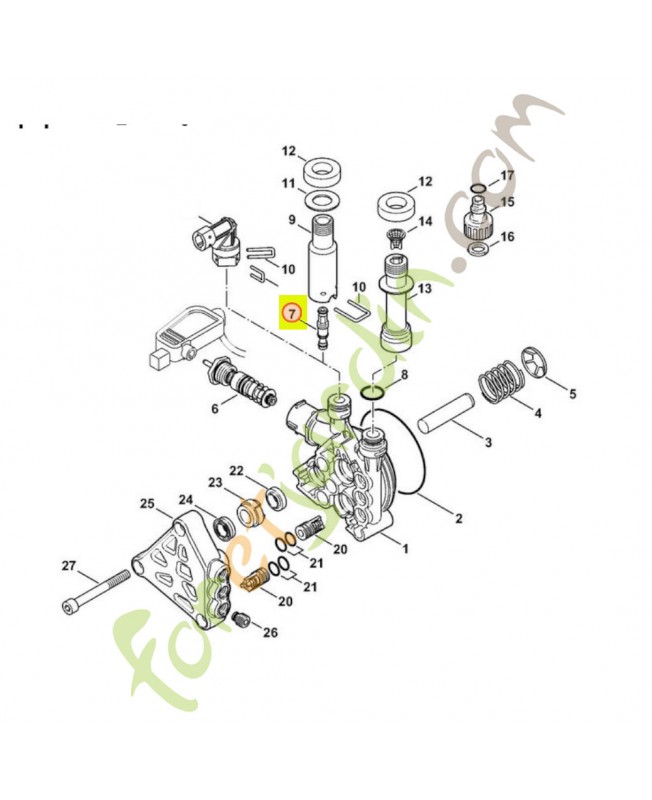 Injecteur re 127k+ 4754-760-8800 - Pièce détachée Stihl / Vicking