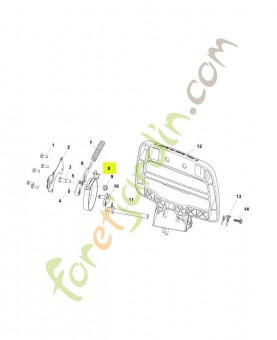 Frein à bande réf. Husqvarna 536629102