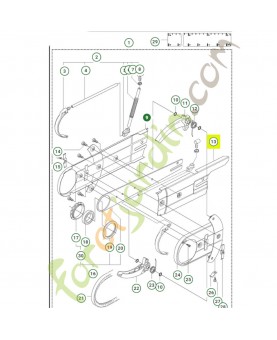 carter de courroie 525564503- Pièce détachée Husqvarna