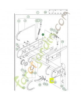 Protection d'usure 506404603- Pièce détachée Husqvarna