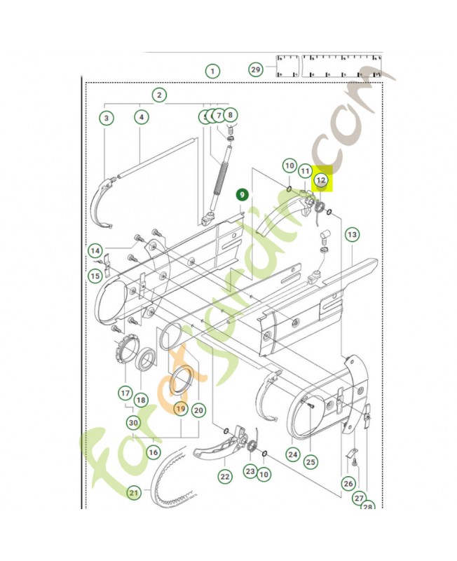 Ressort 506406101- Pièce détachée Husqvarna