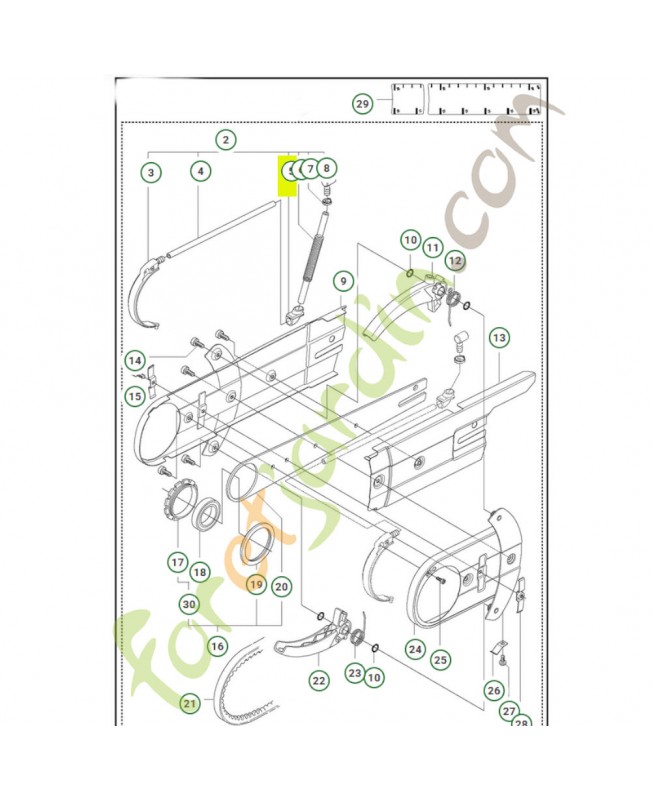 Passage 506405702 - Pièce détachée Husqvarna