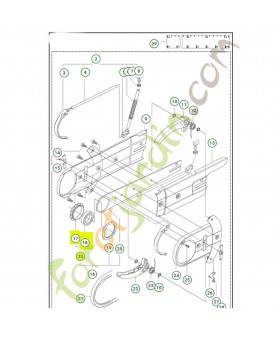 Support 544105703- Pièce détachée Husqvarna