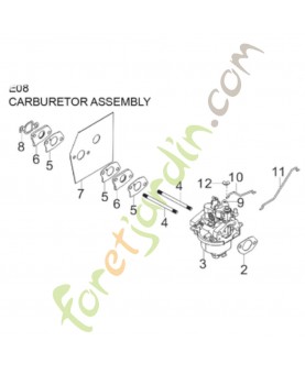 Carburateur 593058201- Pièce détachée Husqvarna