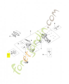 Kit de couverture de chaîne réf. 538657601