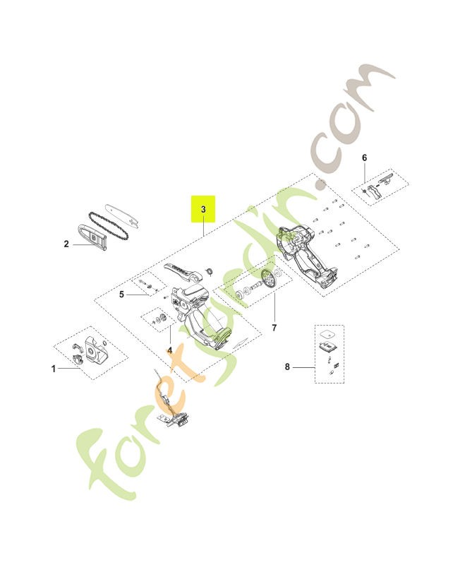 Kit logement réf. 538657801
