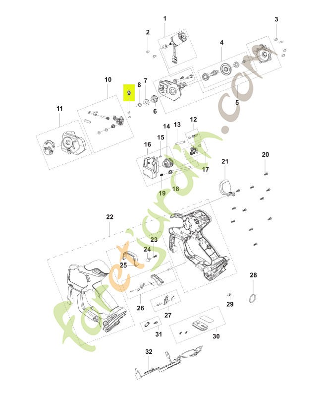 Vis 586903001 - Pièce de détachée Husqvarna