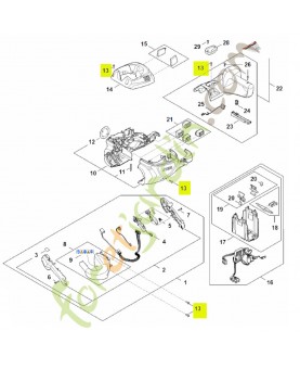 Vis is-p 4x16 9074-477-3025. Pièce détachée Stihl