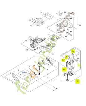 Module électronique réf. Stihl HA02-430-1402