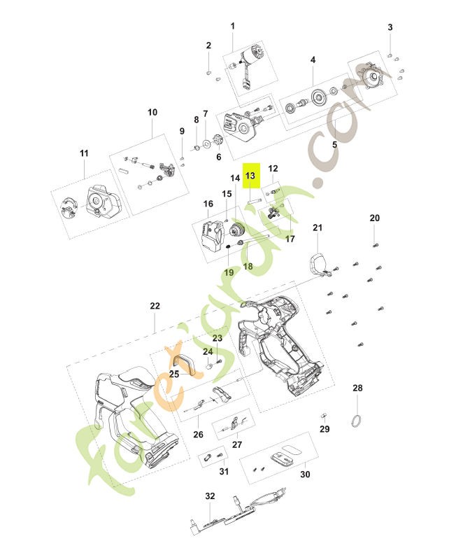 Sortie de tuyau réf. Husqvarna 548851801