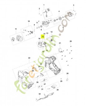 Valve 575484501- Pièce de détachée Husqvarna