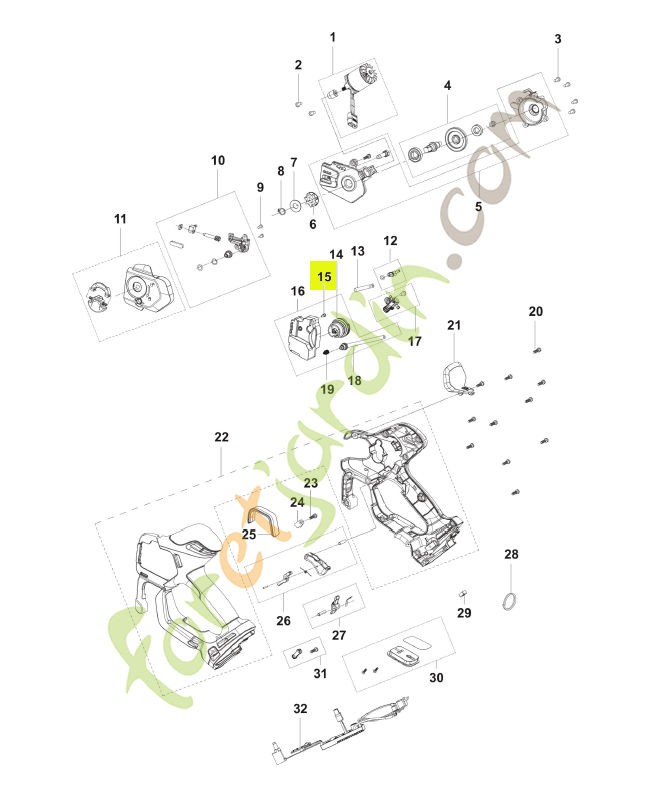 Valve 575484501- Pièce de détachée Husqvarna