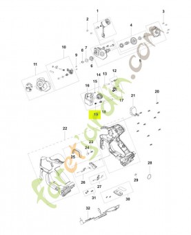 Ressort  - Réf. 547454601-Pièce détachée Husqvarna