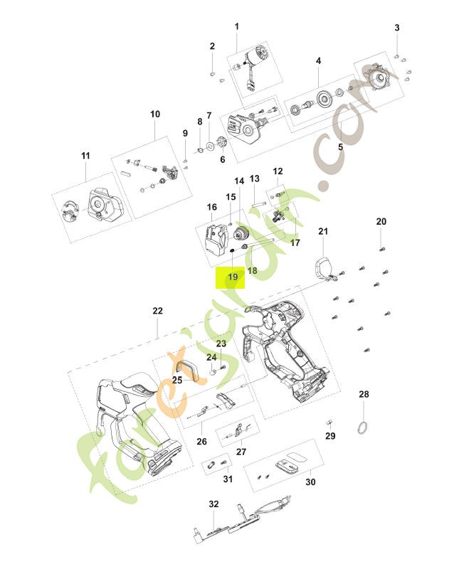 Ressort  - Réf. 547454601-Pièce détachée Husqvarna