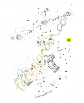 vis 585819002 . Pièce de rechange Husqvarna