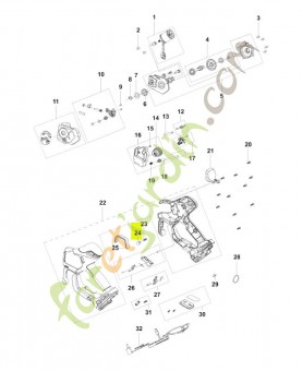 Bloquer le verrouillage réf. Husqvarna 540102401