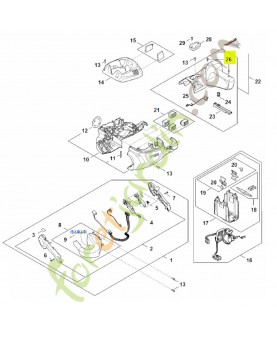Vis is-p 4x16 9074-477-3025. Pièce détachée Stihl