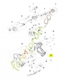 Clé à bague réf. Husqvarna 548897901
