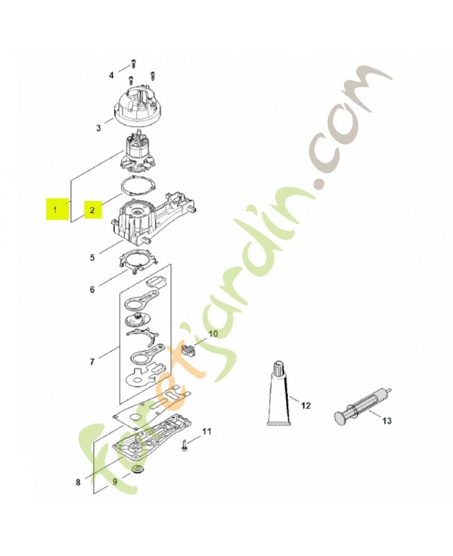 Moteur électrique réf. Stihl HA02-600-0204
