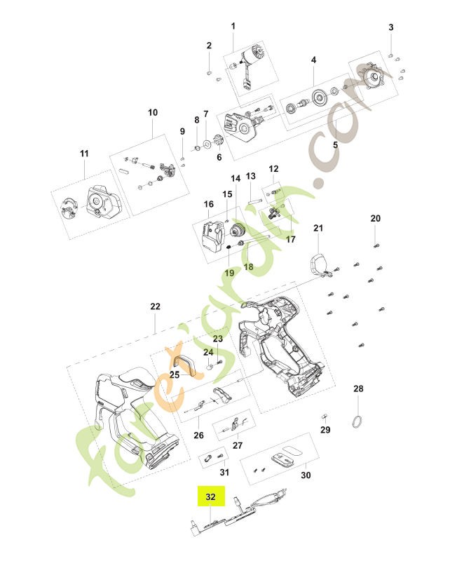 Carte de contrôle réf. Husqvarna 548873601