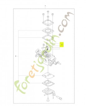 kit pour carburateur référence 590191501