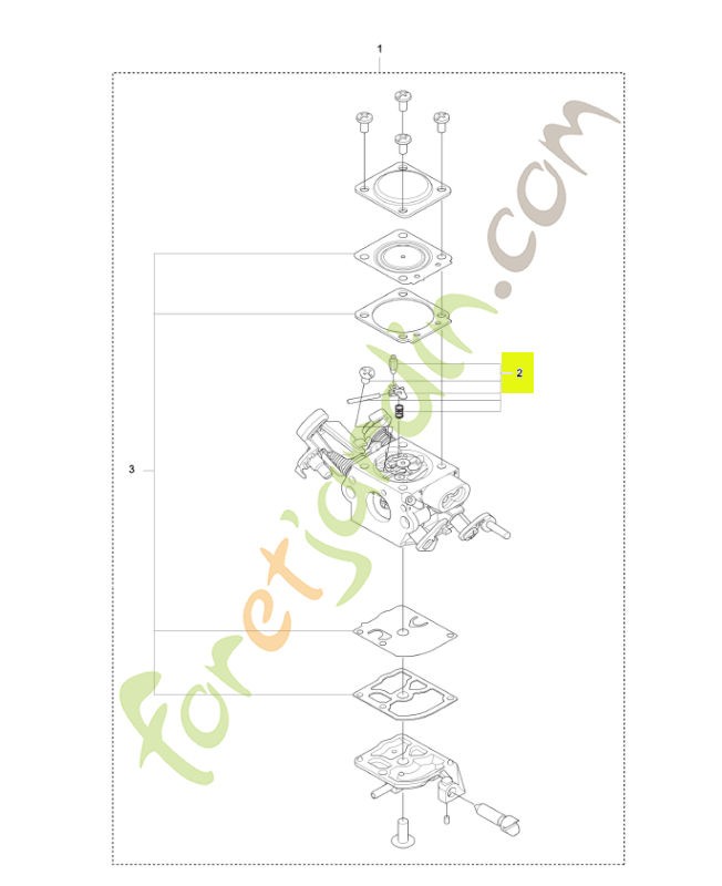 kit pour carburateur référence 590191501