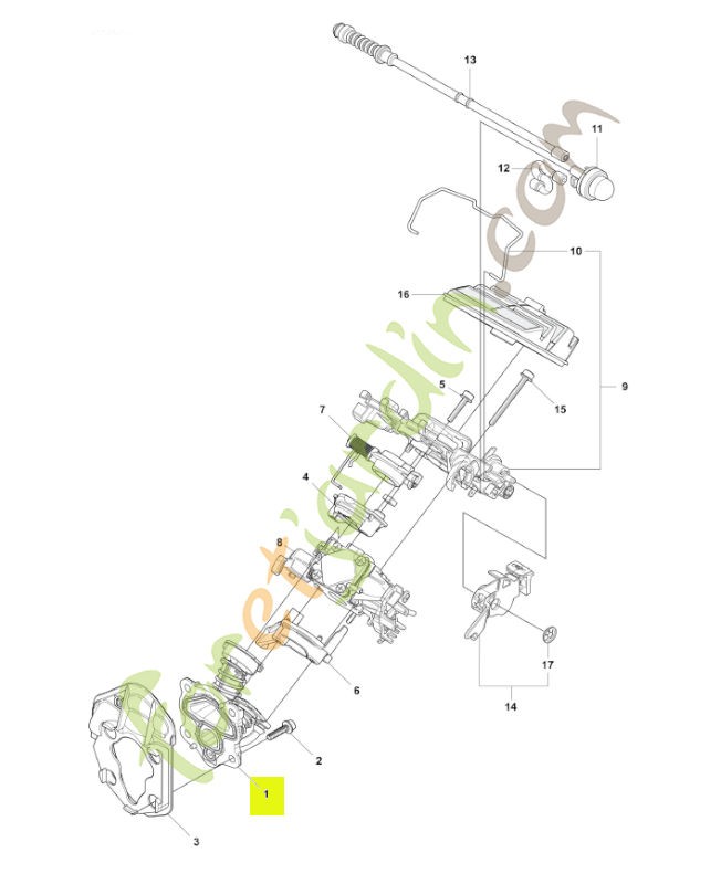Tube complet réf. Husqvarna 544393401