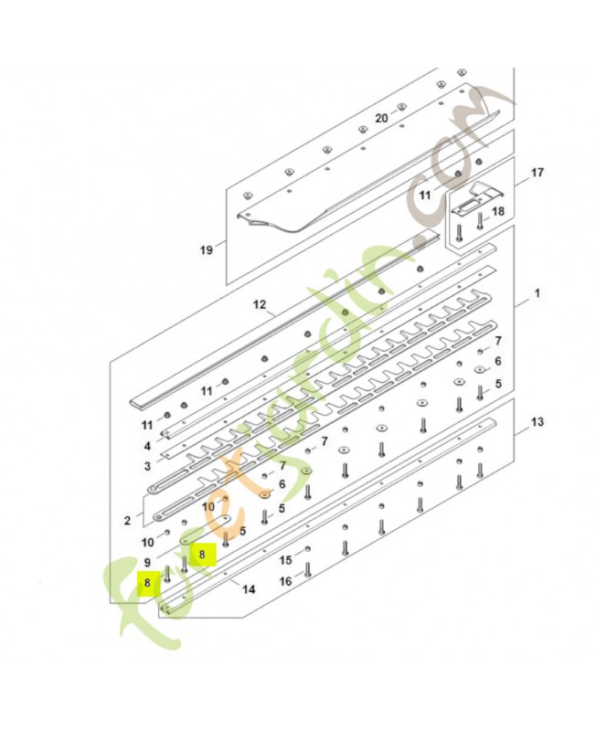 Vis cylindrique IS-M5x30 9022-341-1070- Pièce de détachée Sithl