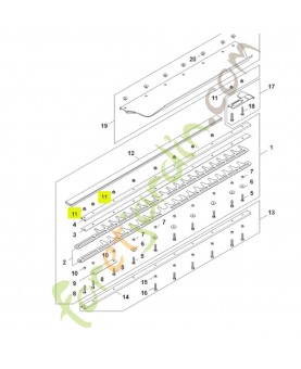 Ecrou a six pans m5 9216-263-0710. Pièce de rechange Sithl