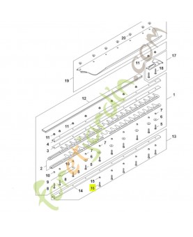 Vis cylindrique is m5x25 4237-716-0400. Pièce de rechange Sithl