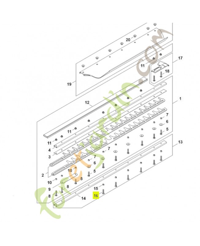 Vis cylindrique is m5x25 4237-716-0400. Pièce de rechange Sithl