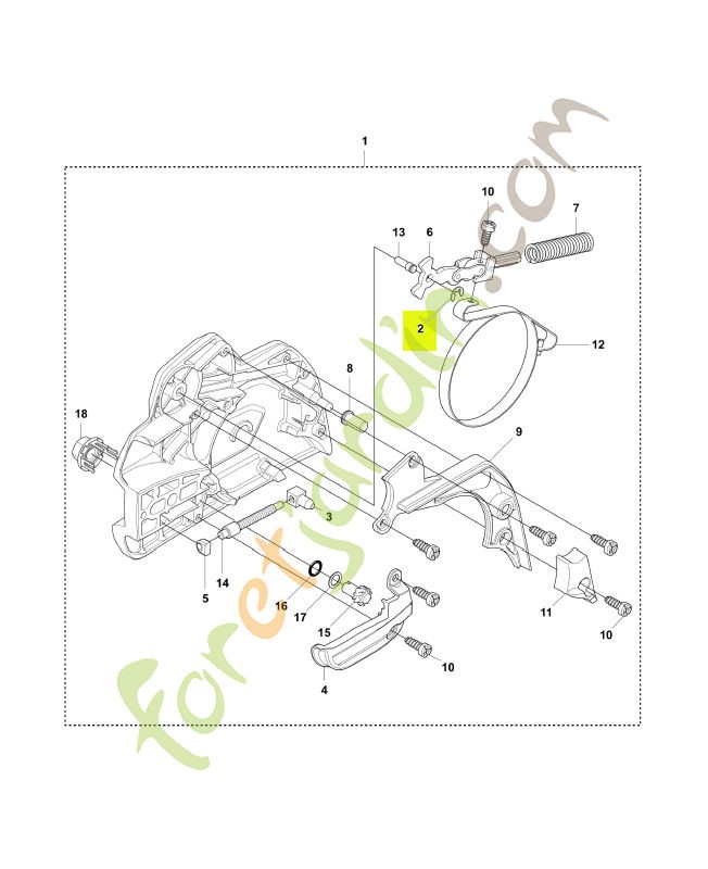 Circlips 735310820. Pièce de rechange Husqvarna