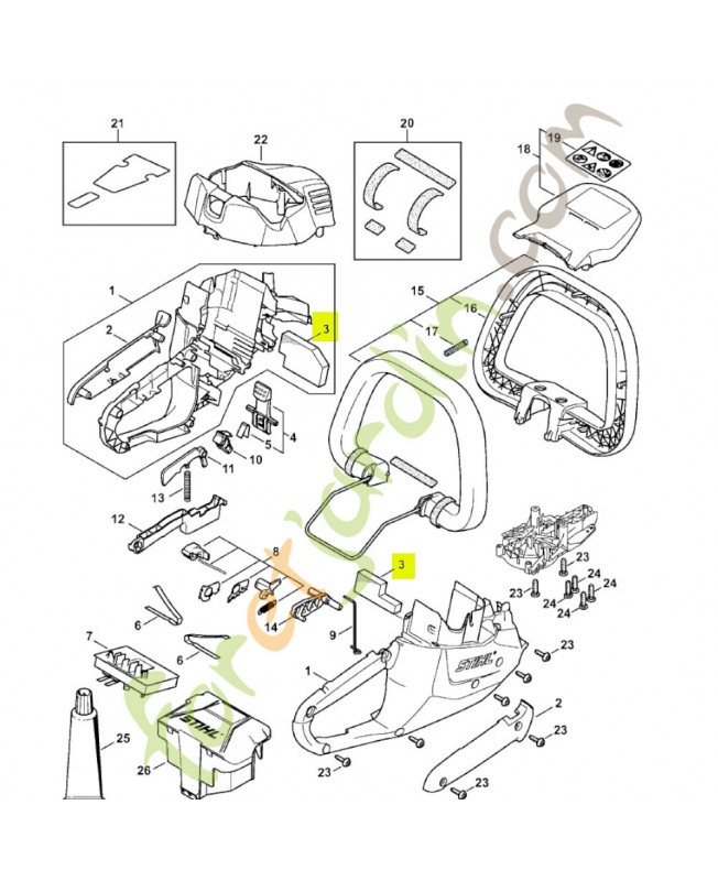 Filtre 4521-080-1900 - Pièce détachée Stihl