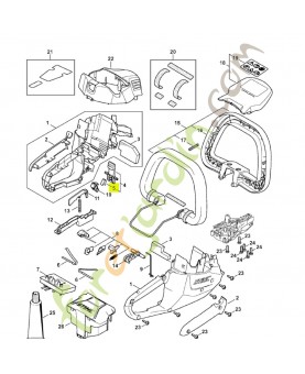 Ressort 0000-997-2201- Pièce détachée Stihl