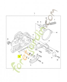 Douille 537017401. Pièce de rechange Husqvarna