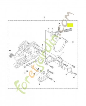 Ressort frein de chaine husqvarna ref. 503465901