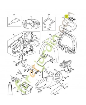 Autocollant 4521-967-7204- Pièce détachée Stihl / Vickin