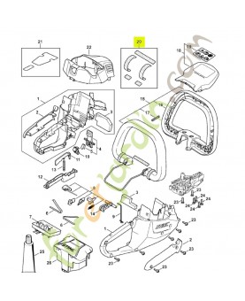 Jeu de joints 4521-007-1600- Pièce détachée Stihl / Vicking