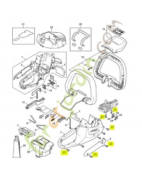 Vis is-p 4x16 9074-477-3025. Pièce détachée Stihl