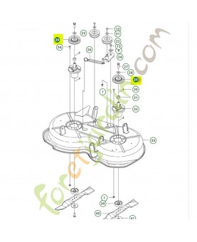 poulie 574460701 - Pièce de détachée Husqvarna