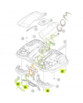 Vis 574450101- Pièce de détachée Husqvarna