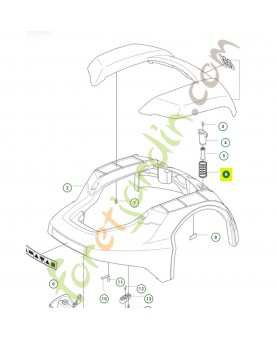 Ressort 574485102. Pièce de rechange Husqvarna