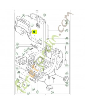 Protège main 574417101. Pièce de rechange Husqvarna
