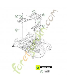 Autocollant 544238105- Pièce de détachée Husqvarna