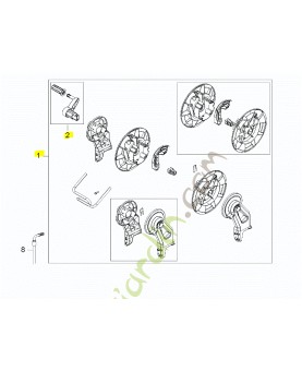 Poignée 592617638. Pièce détachée Husqvarna