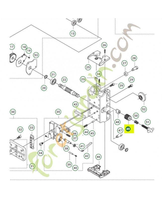 Frein  541404864 - Pièce détachée Husqvarna